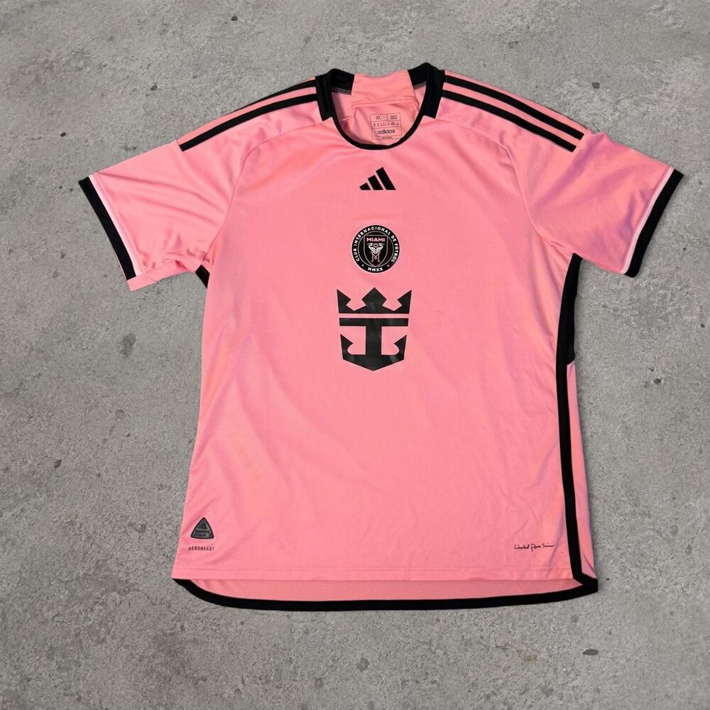 Adidas Inter Miami CF Pink Jersey Mens XL Aeroready Soccer